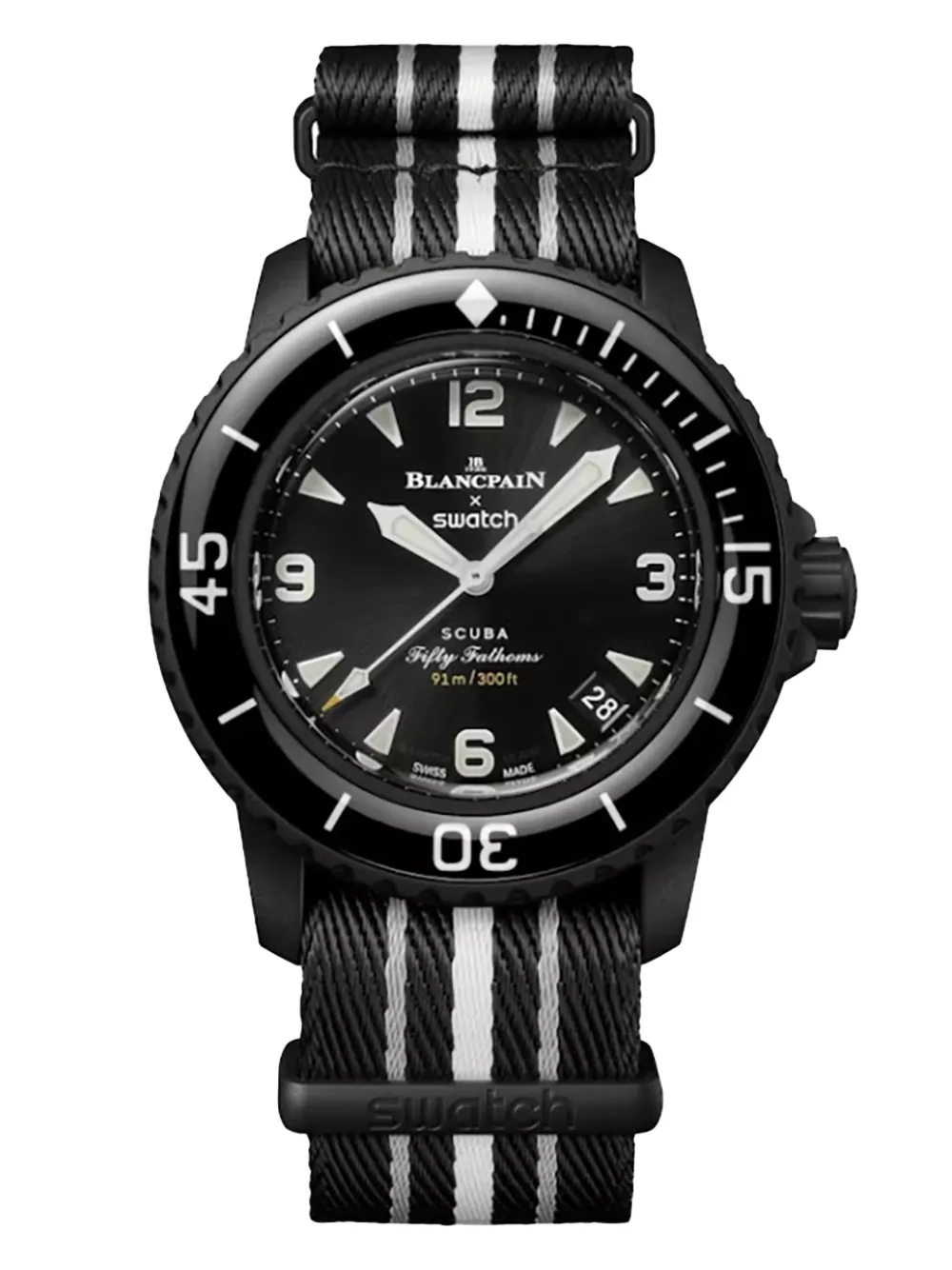 Blancpain x Swatch Ocean Of Storms 42.3mm watch | Diving Watches | Image 2