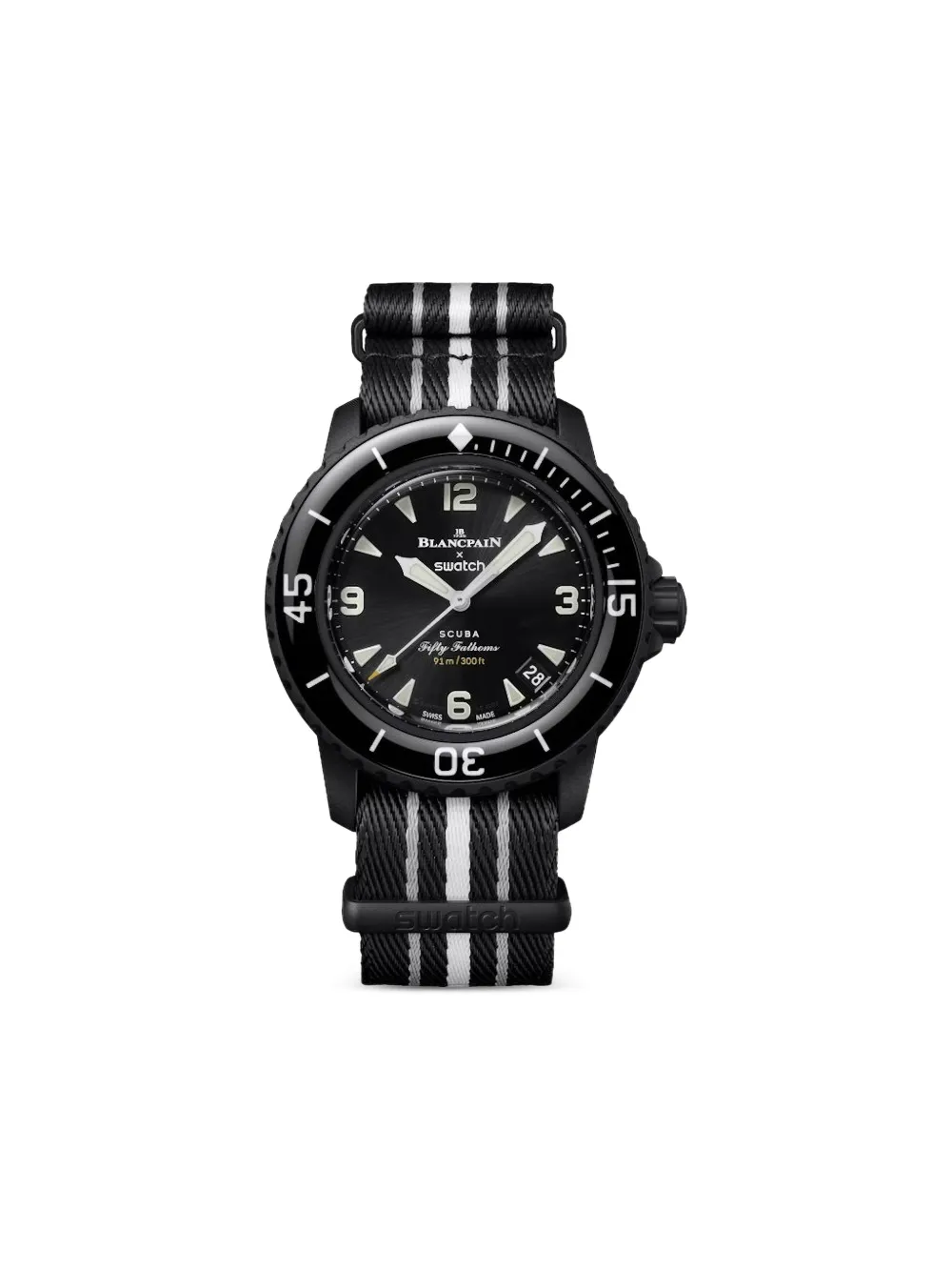 Blancpain x Swatch Ocean Of Storms 42.3mm watch - Nero