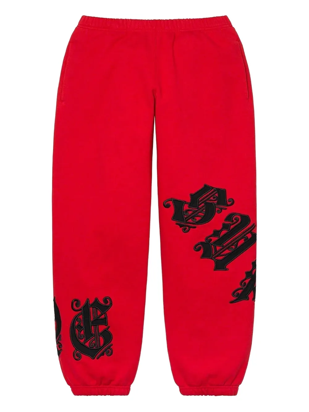 Supreme Old English wrap trackpants - Rosso