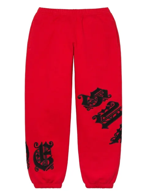 Supreme Old English wrap trackpants