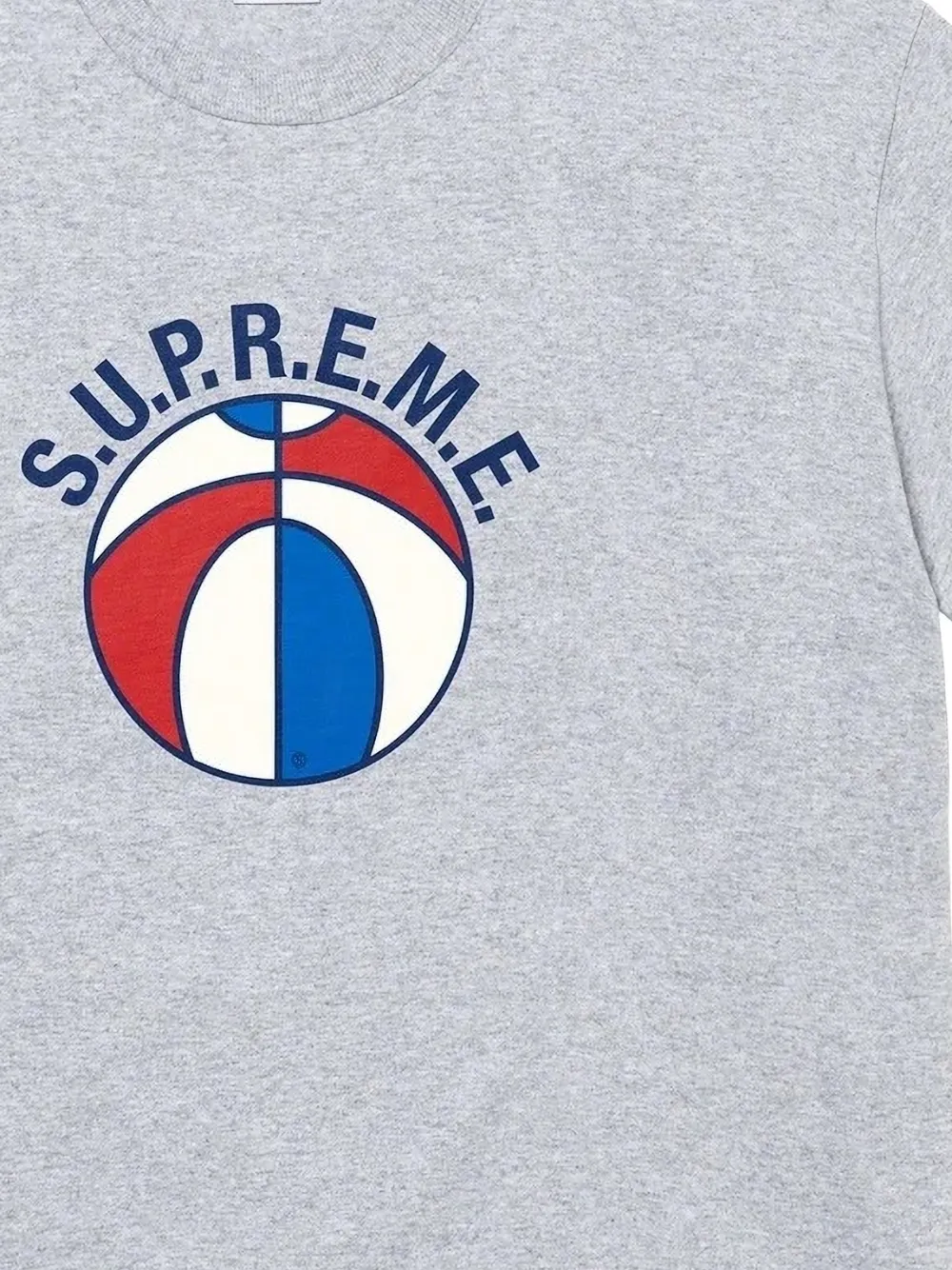 Supreme League ball-print T-shirt - Grijs