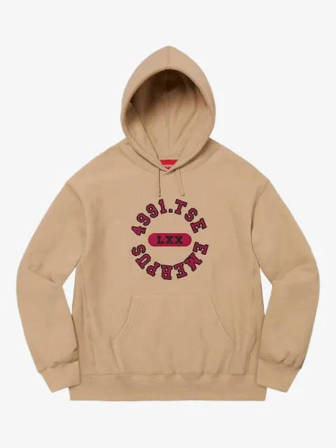 Supreme printed hoodie