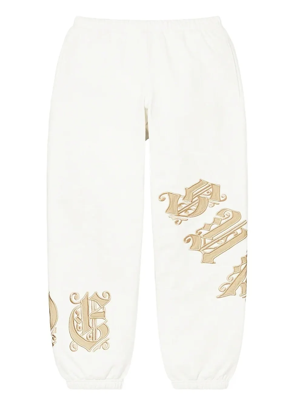 Supreme Old English track pants - Bianco