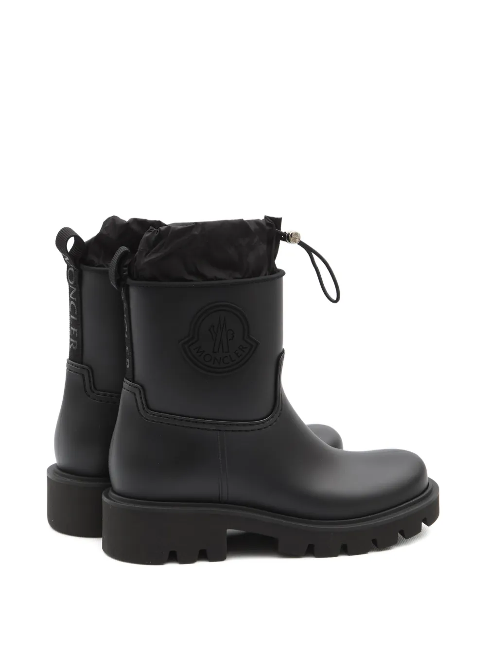Moncler Kickstream rain boots Zwart