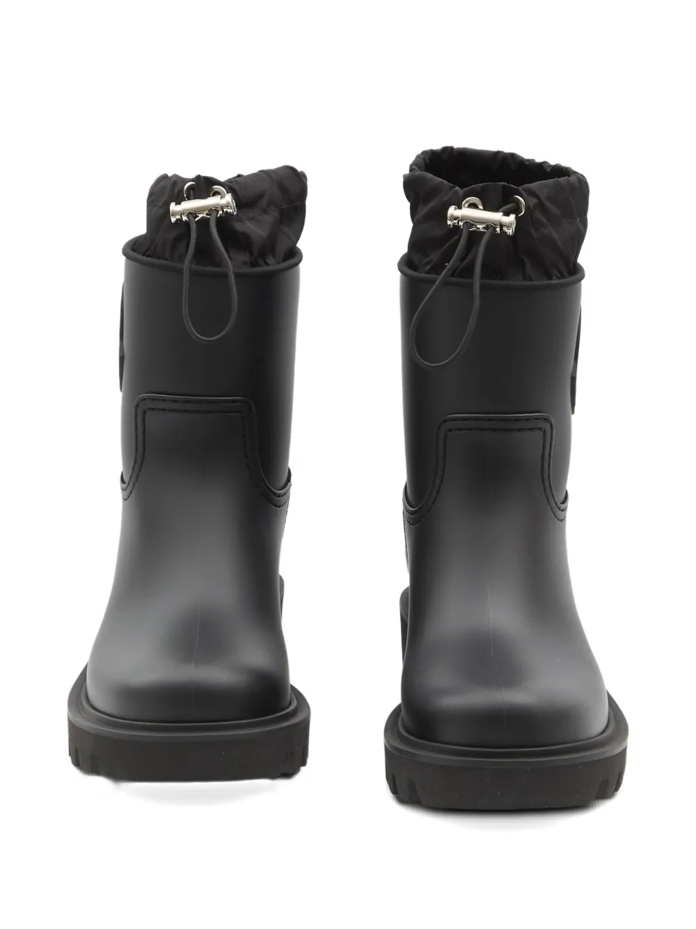 Moncler Kickstream rain boots Zwart