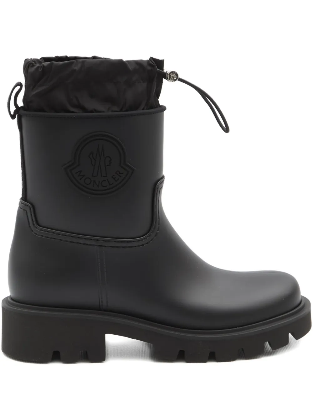 Moncler Kickstream rain boots Zwart