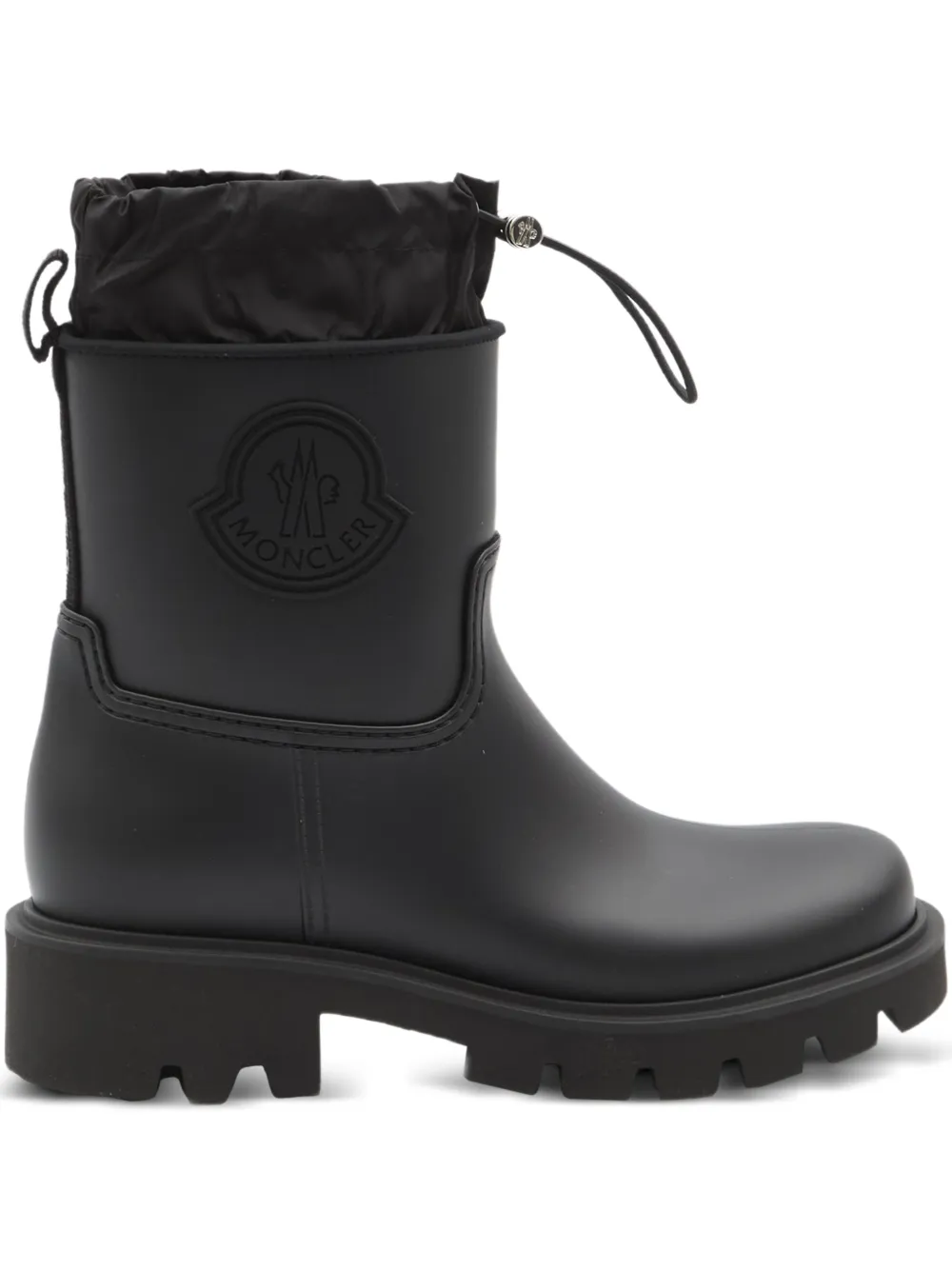 Moncler Kickstream regenlaarzen Zwart
