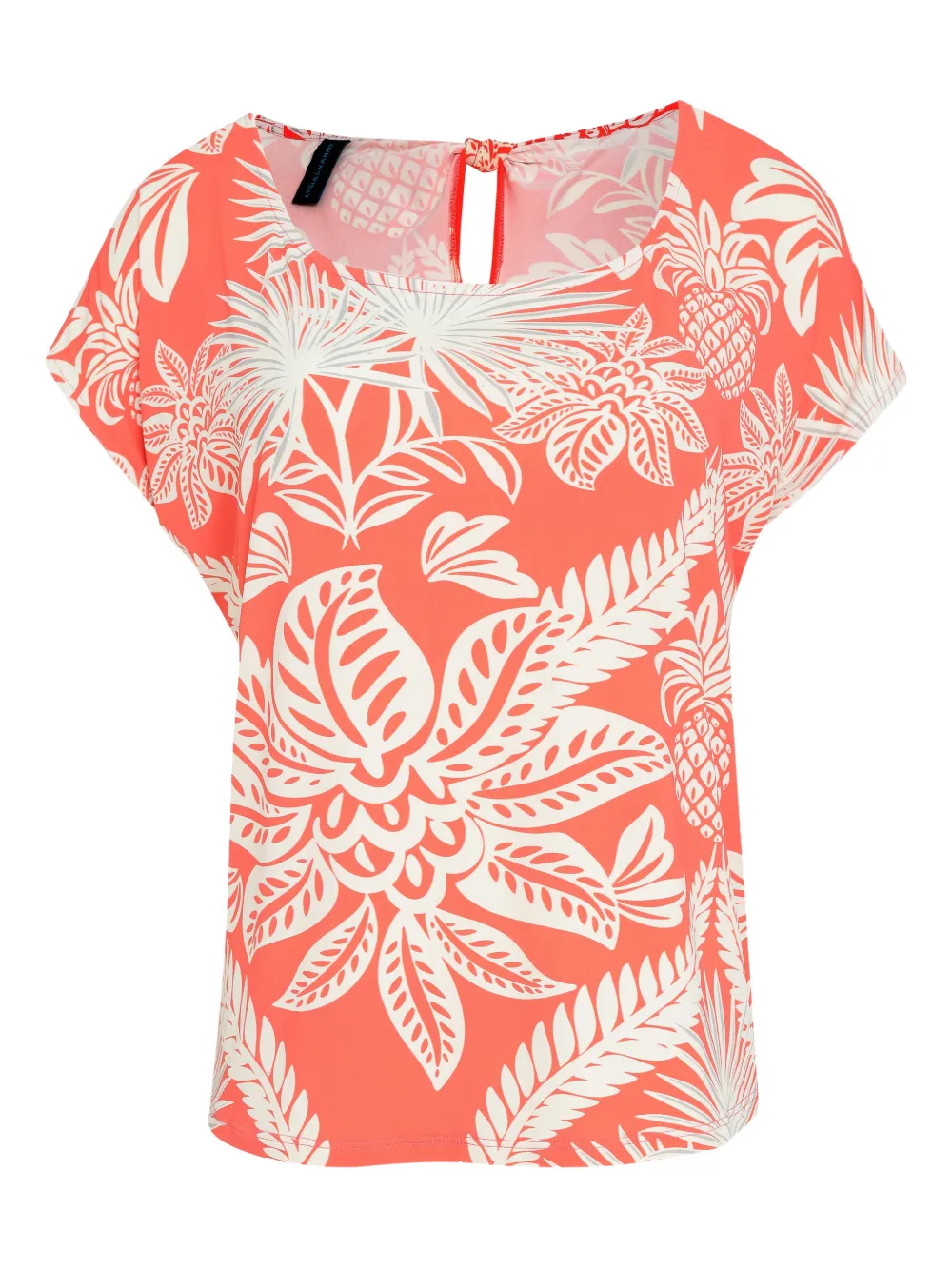 Lygia & Nanny T-shirt Symi a fiori - Arancione