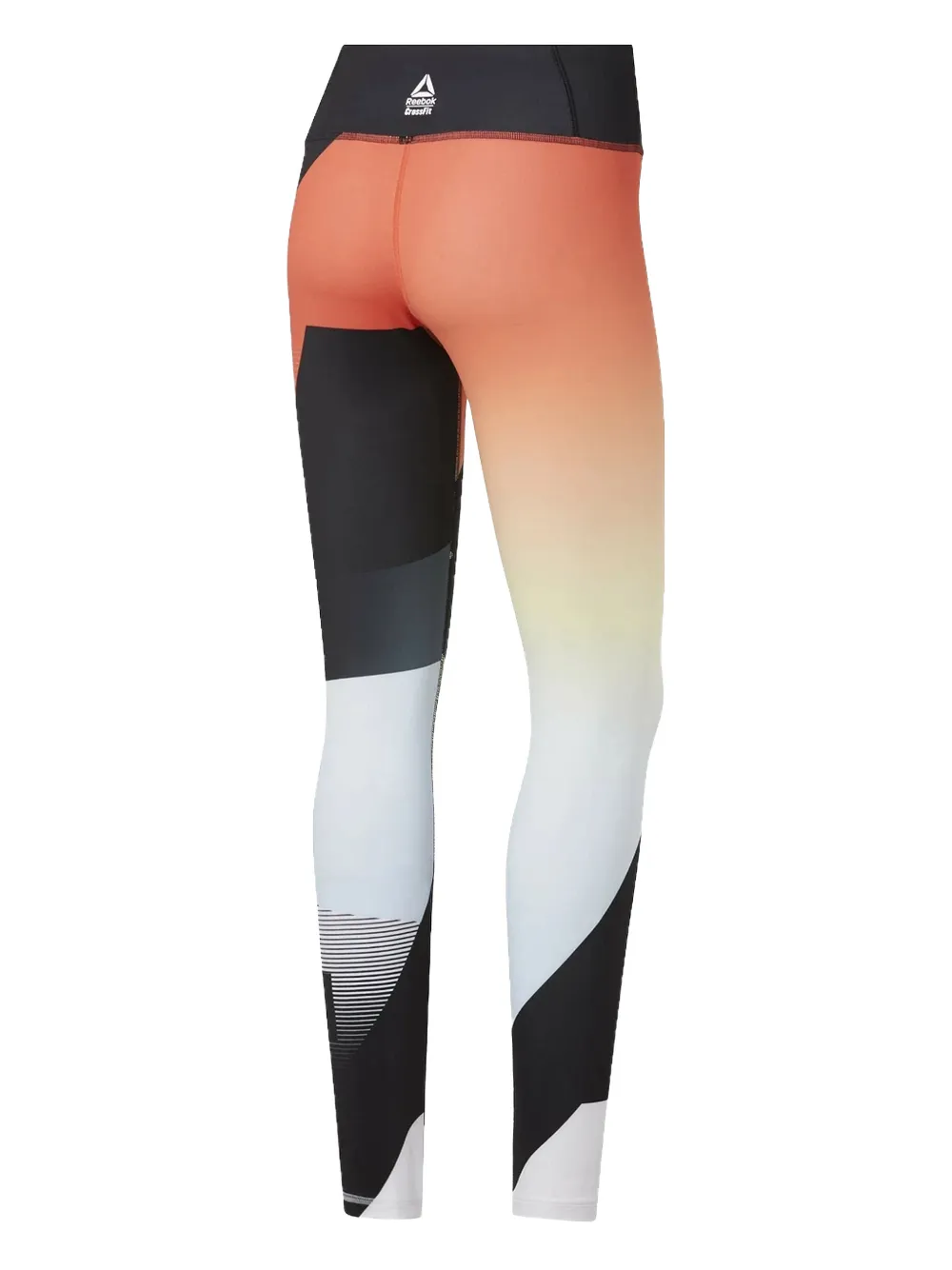  Reebok Bold Print Leggings - Orange 