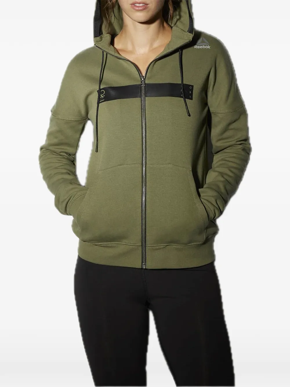 Reebok Giacca oversize RNF con cappuccio - Verde