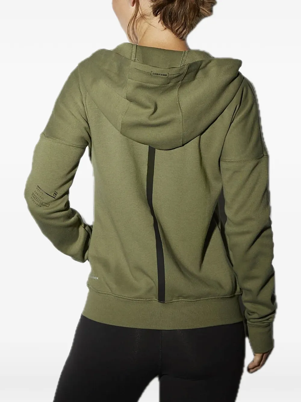  Reebok Rnf Oversized Hooded Jacket - Green 