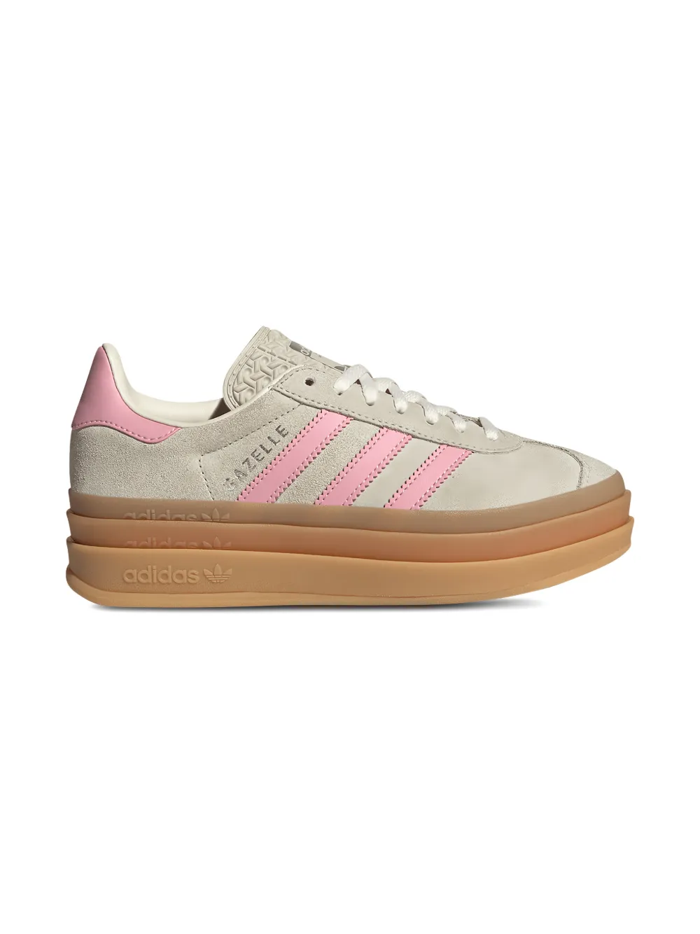 adidas Kids Gazelle Bold GS bold striped sneakers - Toni neutri