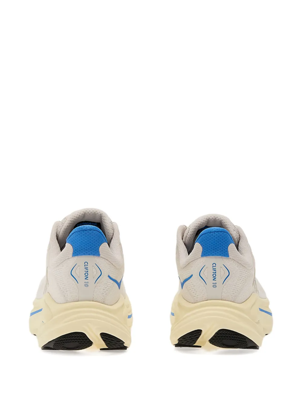 HOKA Clifton 10 "Stucco & Virtual Blue" Beige