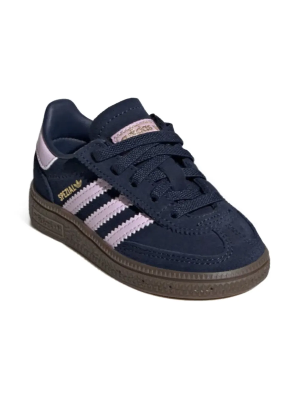 Adidas Handball Spezial elastische gestreepte sneakers Blauw