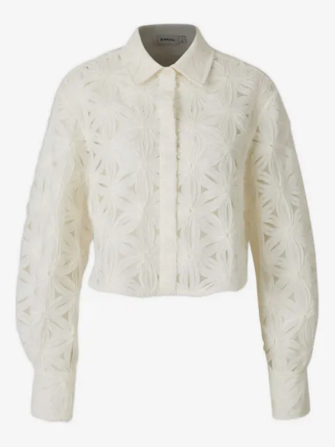 SIMKHAI  floral buttoned shirt