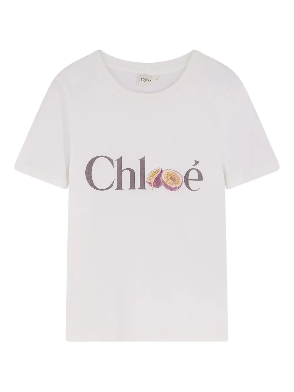 Chloé logo T-shirt - Toni neutri