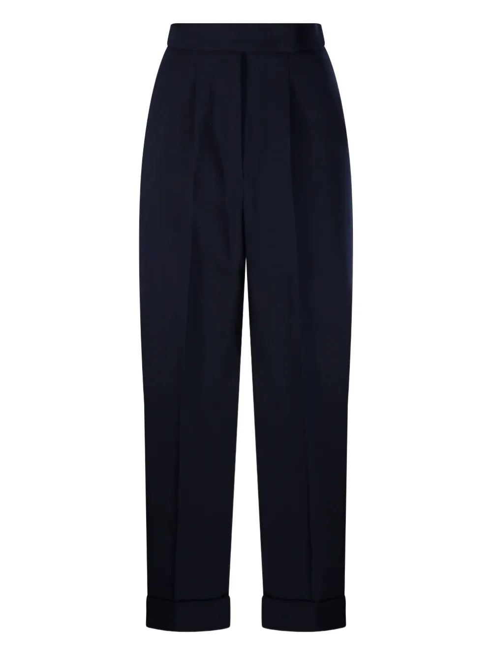 Max Mara cuffed pleated trousers - Blau