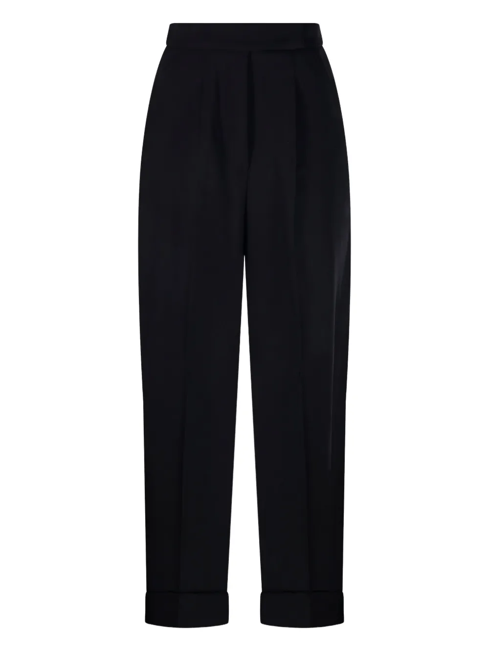 Max Mara Pantaloni con pieghe - Nero