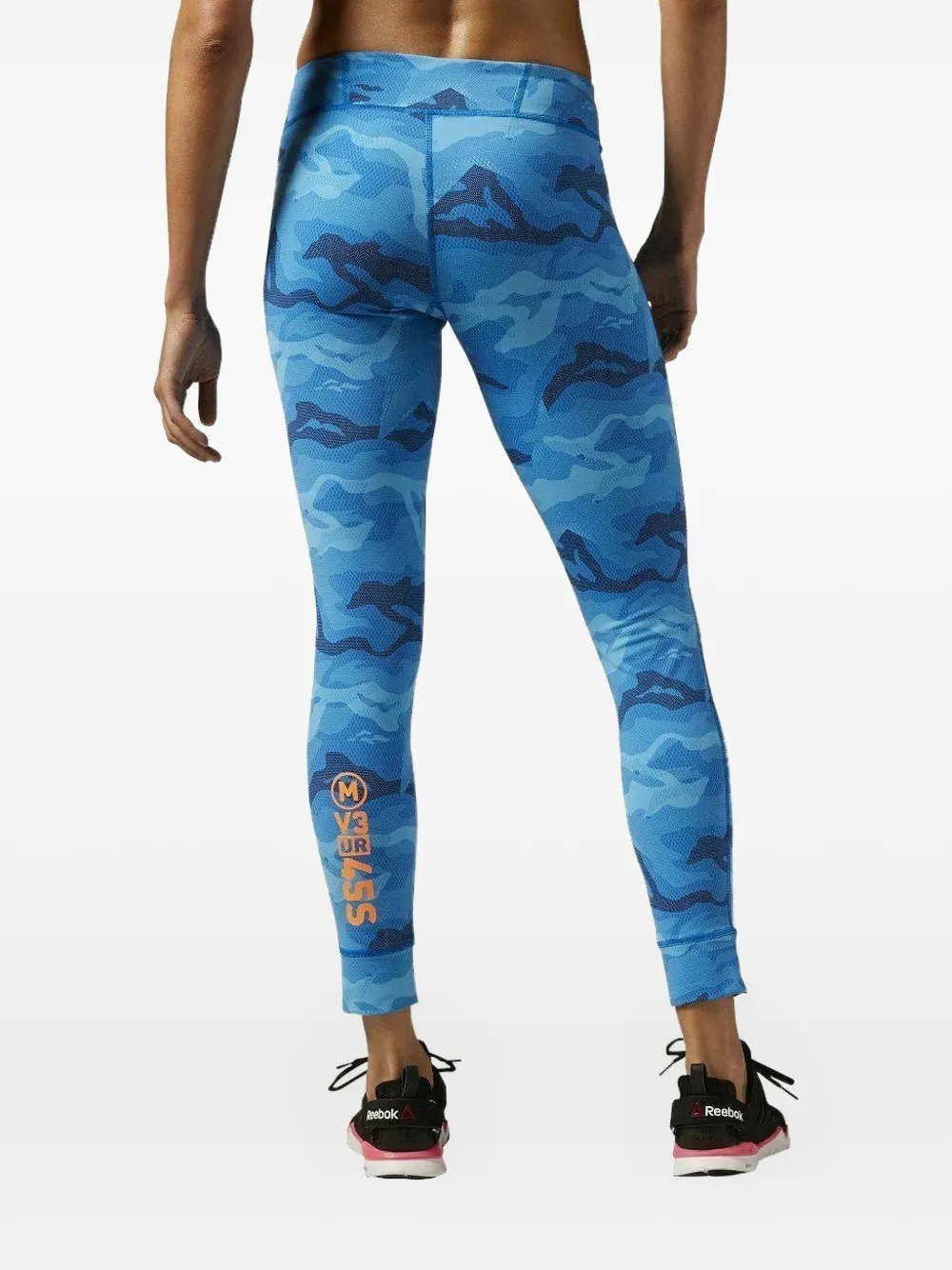 Reebok legging met camouflage Blauw