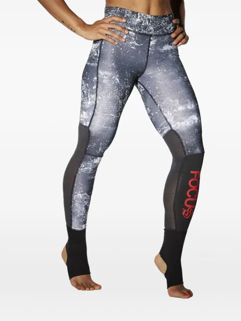 Reebok leggins con cierre en el tobillo
