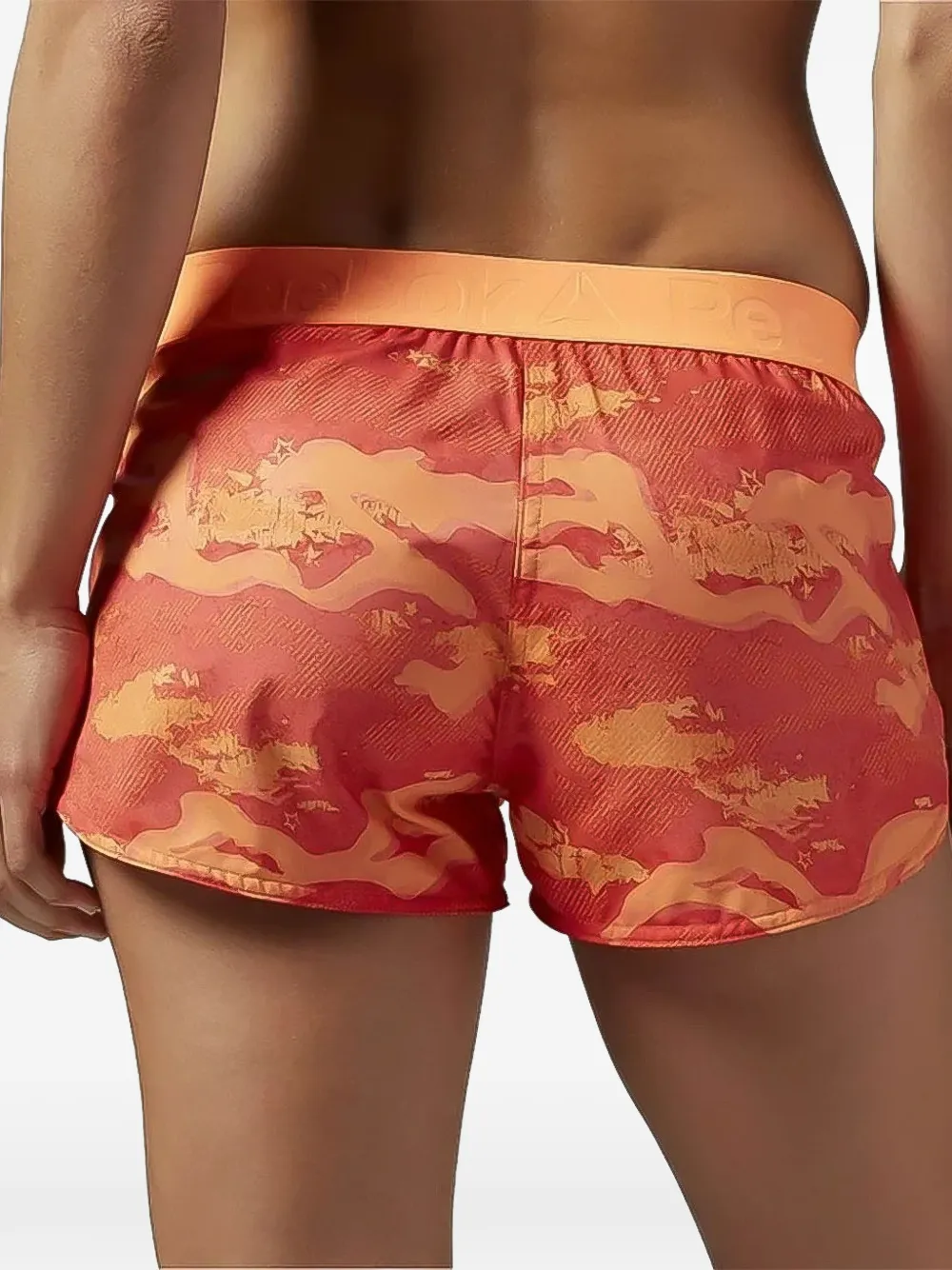  Reebok Camo Woven Shorts - Orange 