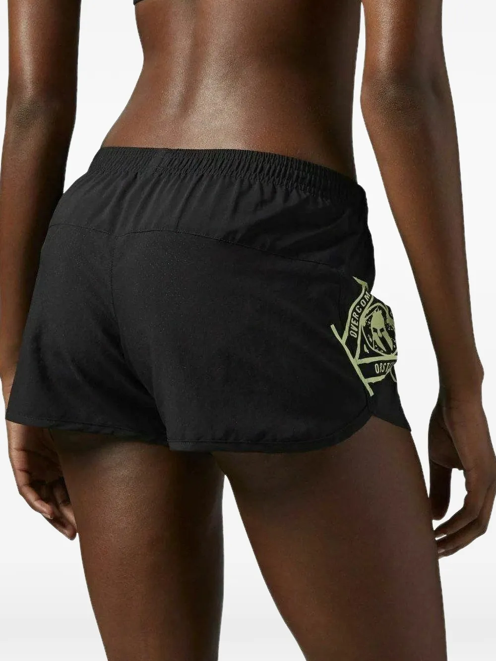 Reebok Spartan geweven shorts Zwart