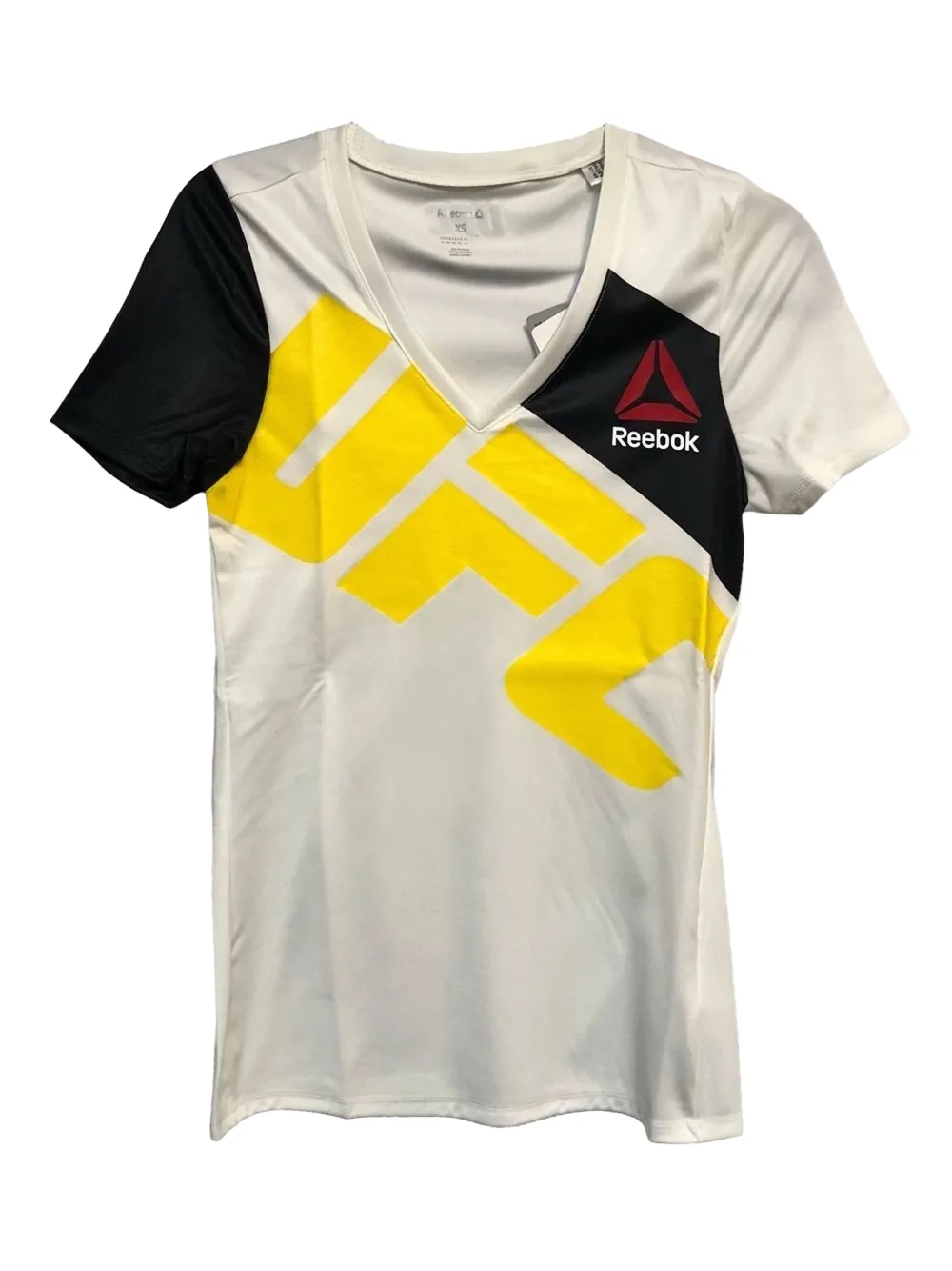 Reebok T-shirt con scollo a V - Toni neutri