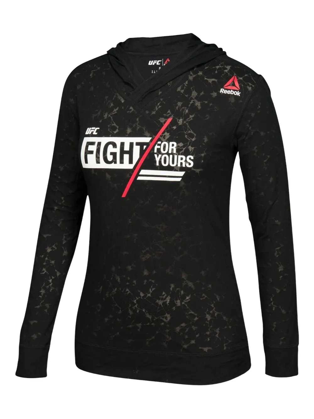 Reebok Felpa a maniche lunghe con cappuccio - Nero