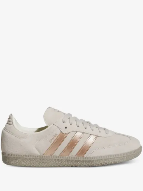 adidas Samba OG metallic stripe sneakers