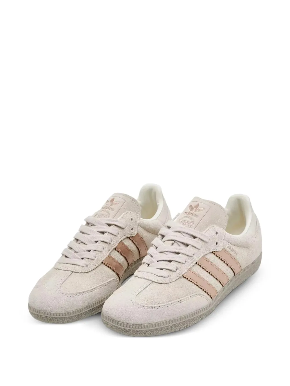 adidas Samba OG sneakers met metallic streep Beige