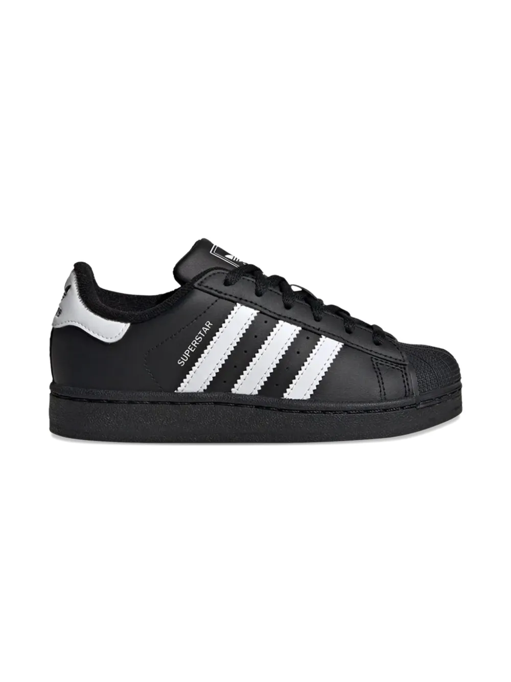 Adidas Kids Superstar II 3-Stripes sneakers Zwart