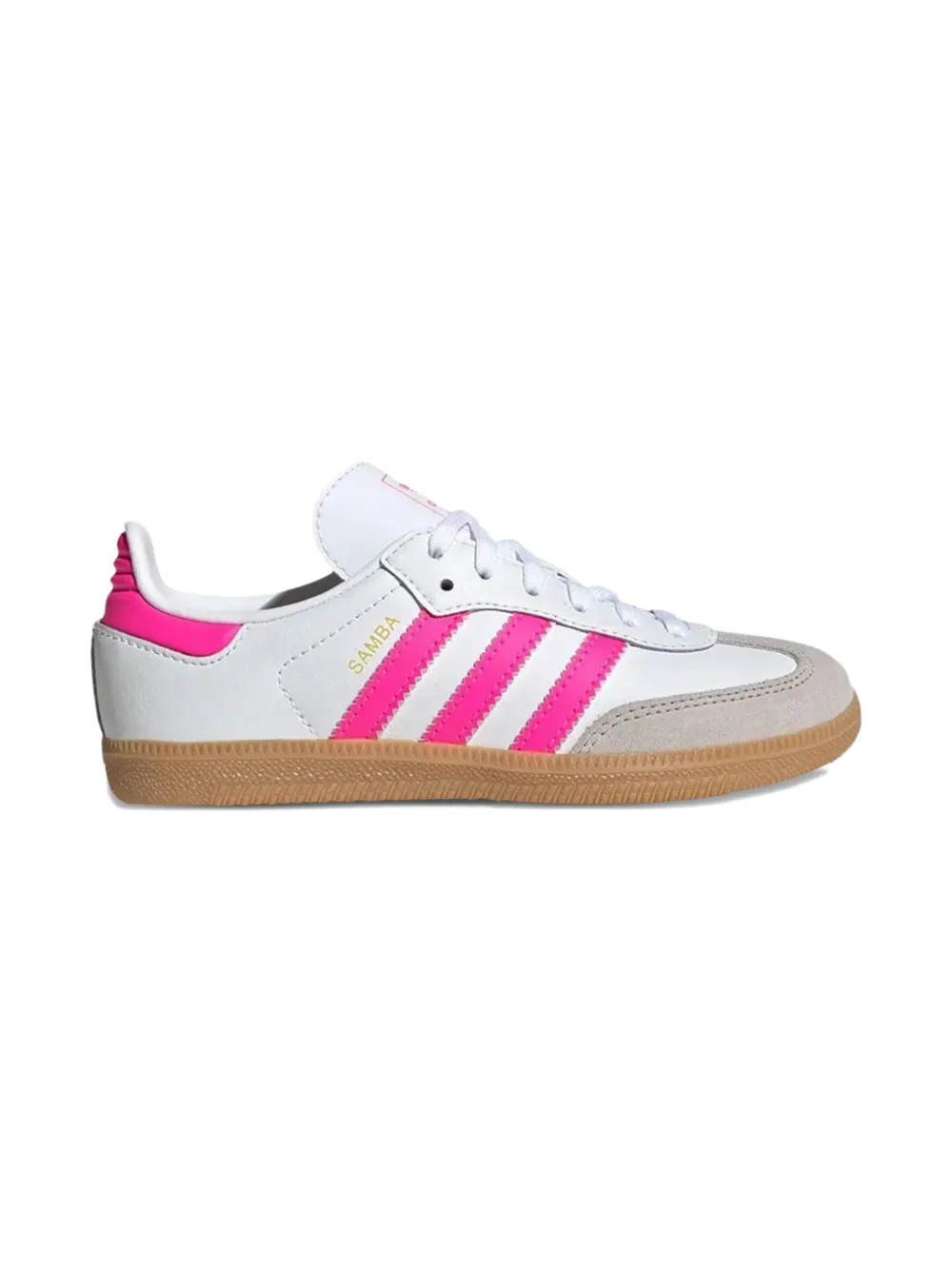 Adidas Kids Samba OG PS striped sneakers - Wit