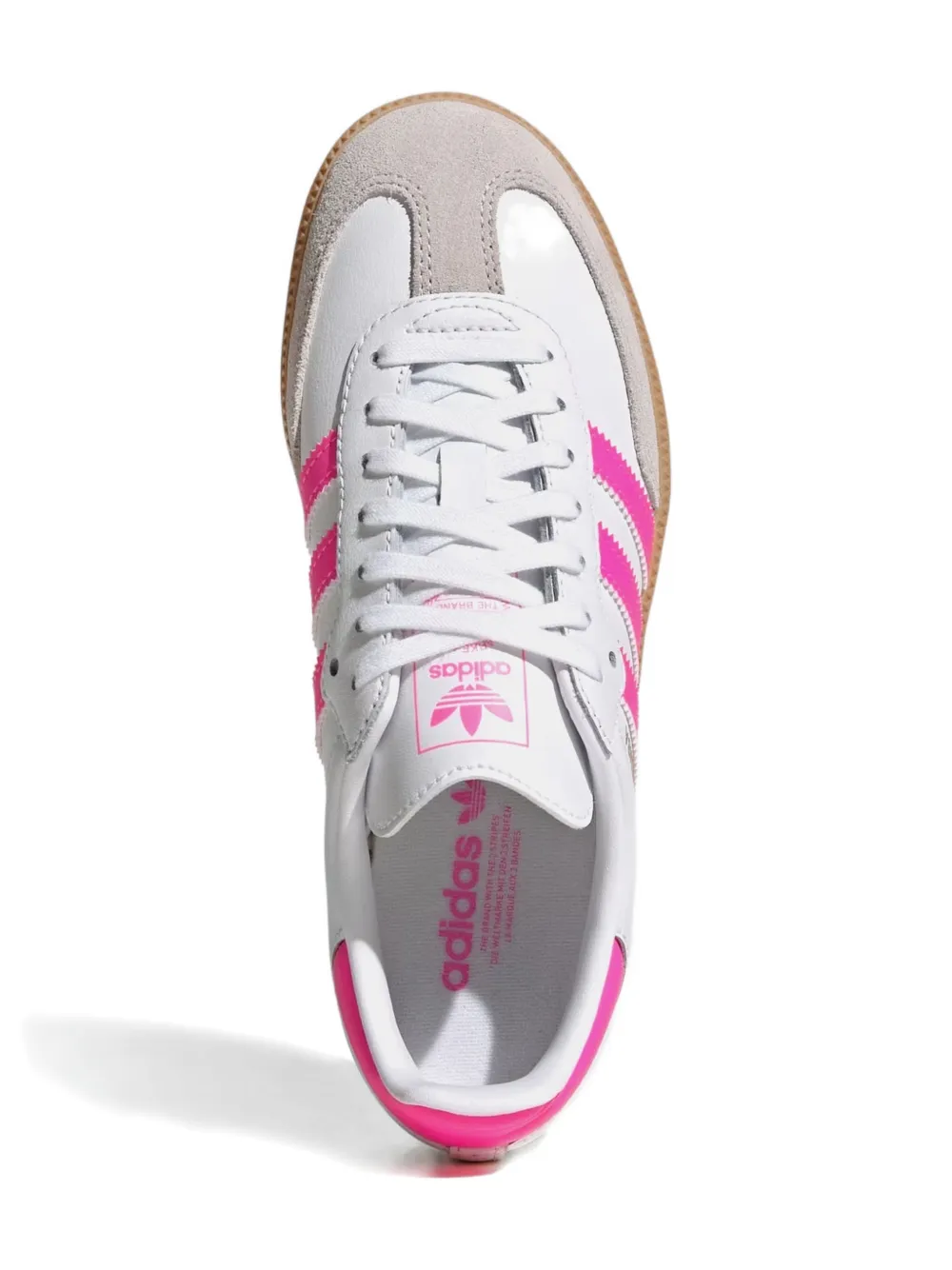 adidas Samba OG GS stripes sneakers Wit