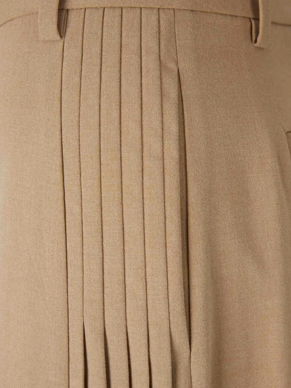 Simkhai Romy Pleated Palazzo Pants in Neutrals, view 4