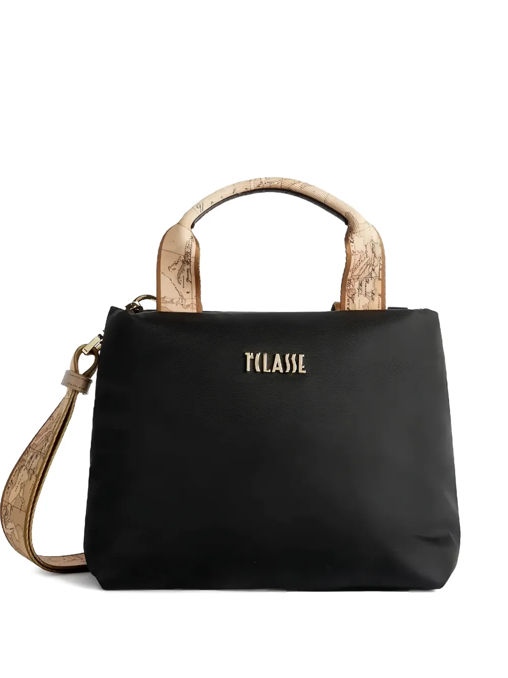 ALVIERO MARTINI 1° CLASSE logo handle tote bag - Nero