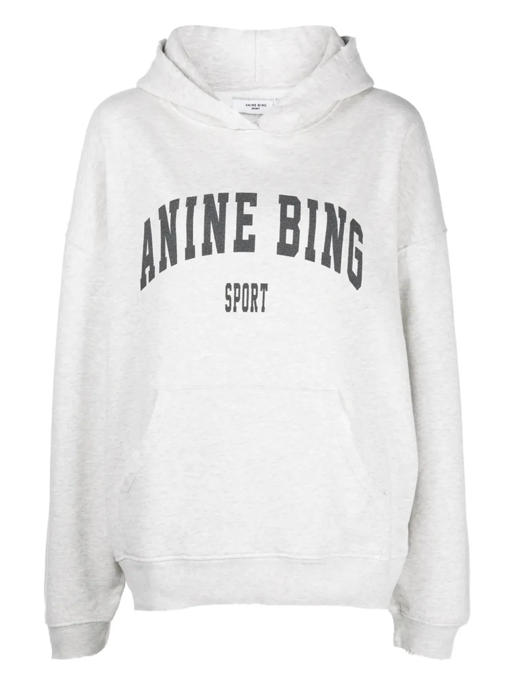 ANINE BING sport-graphic hoodie - Grey