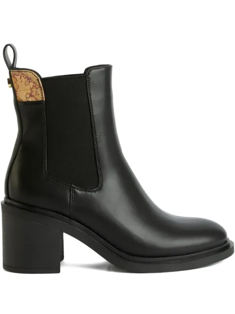 ALVIERO MARTINI 1° CLASSE block-heel panelled boots