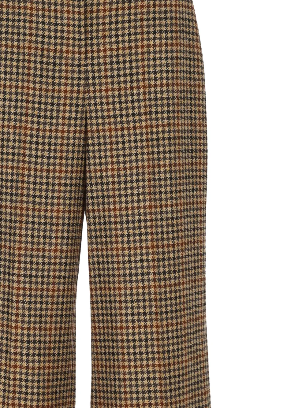  Lorena Antoniazzi Check-pattern Trousers - Brown 