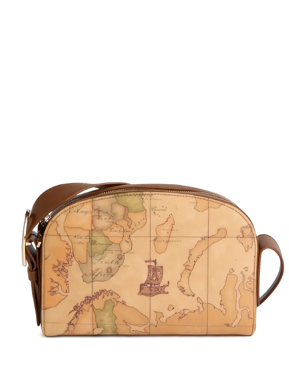 ALVIERO MARTINI 1° CLASSE small Valley Geo cross bag - Toni neutri