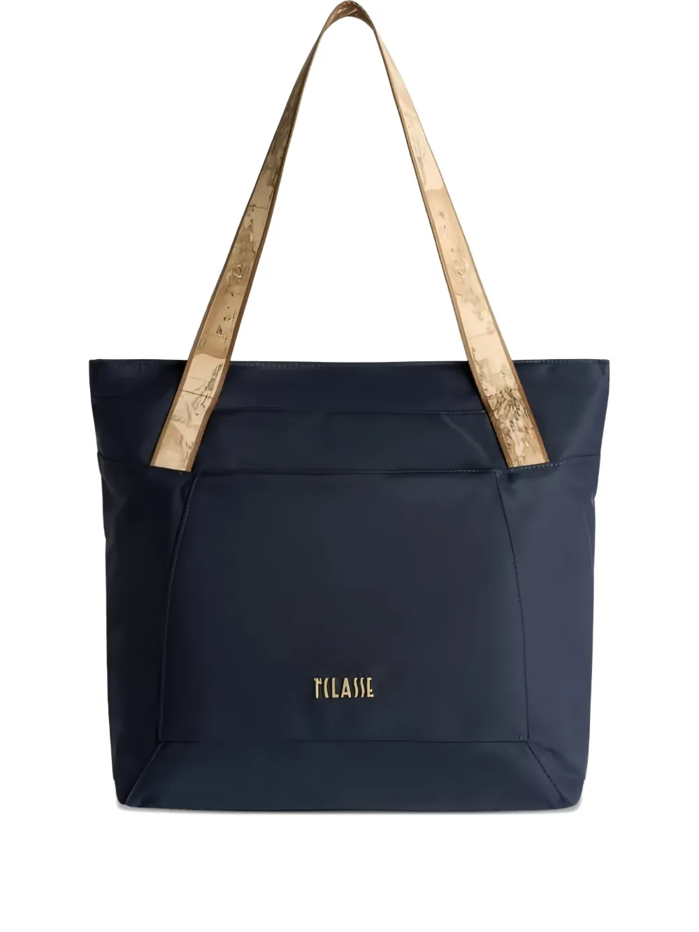 ALVIERO MARTINI 1° CLASSE Stormy logo-plaque tote bag - Blu