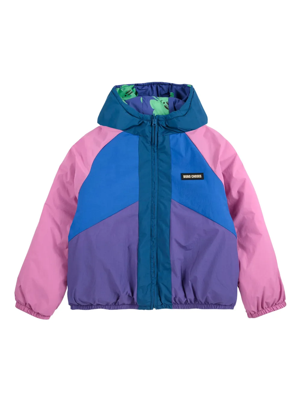 Bobo Choses zip-fastening hooded jacket - Blu