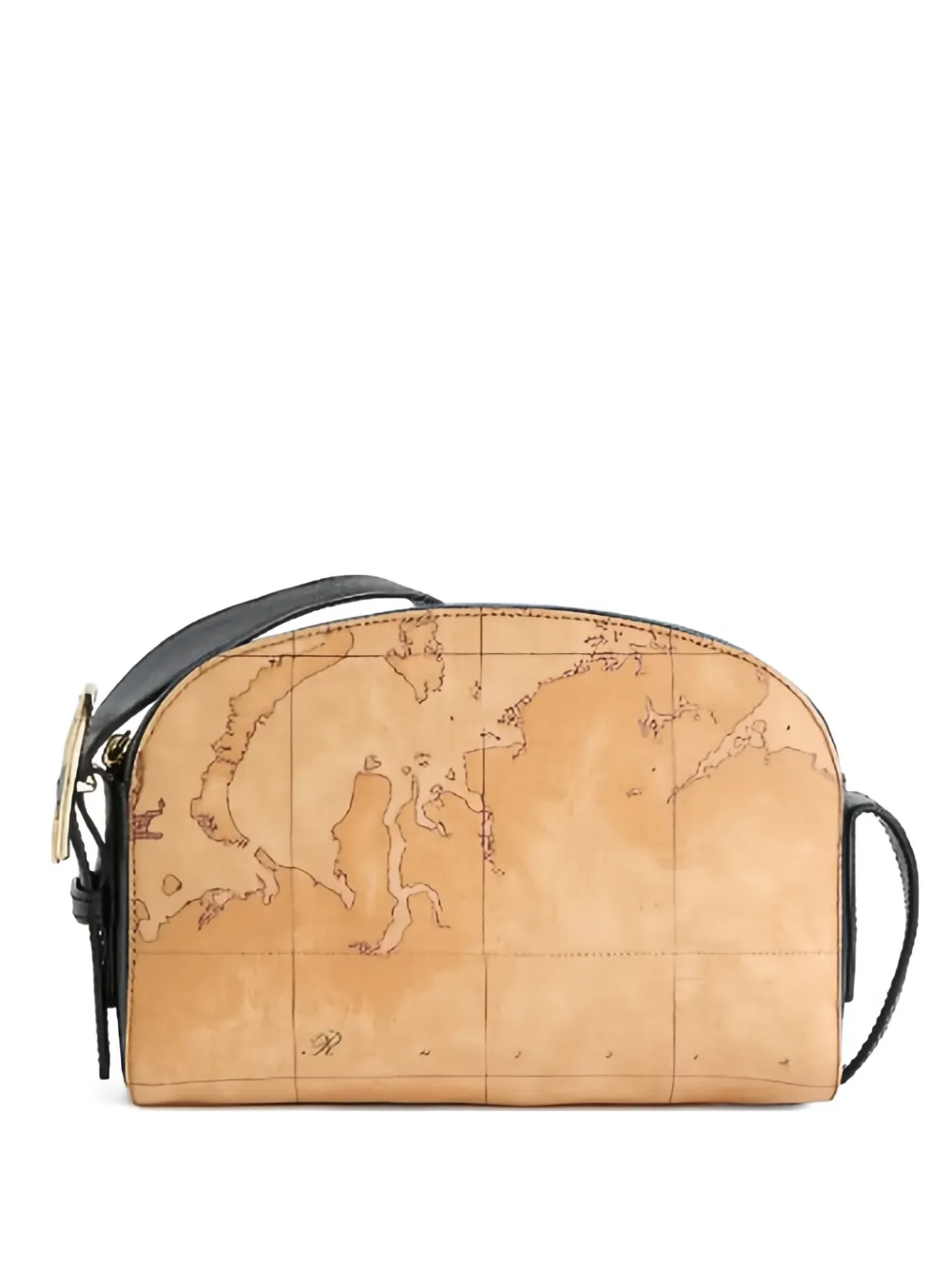 ALVIERO MARTINI 1° CLASSE map-graphic shoulder bag - Toni neutri