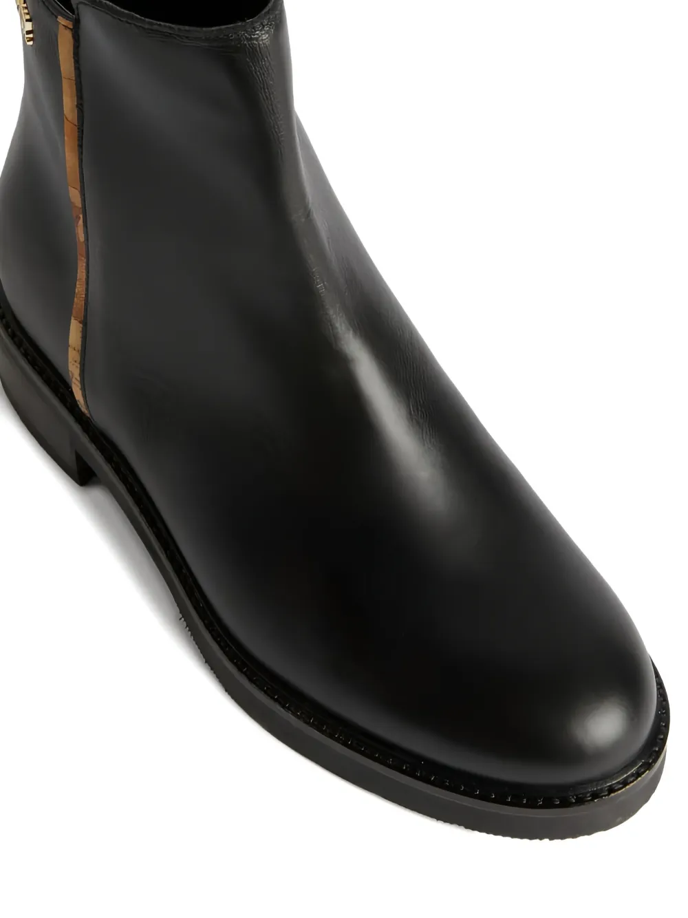 ALVIERO MARTINI 1° CLASSE Beatle logo-detail boots Zwart