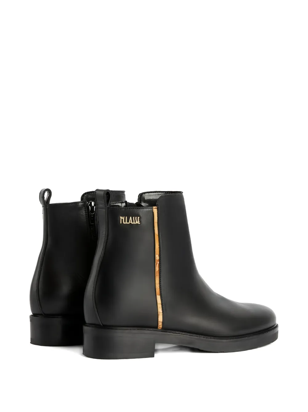 ALVIERO MARTINI 1° CLASSE Beatle logo-detail boots Zwart