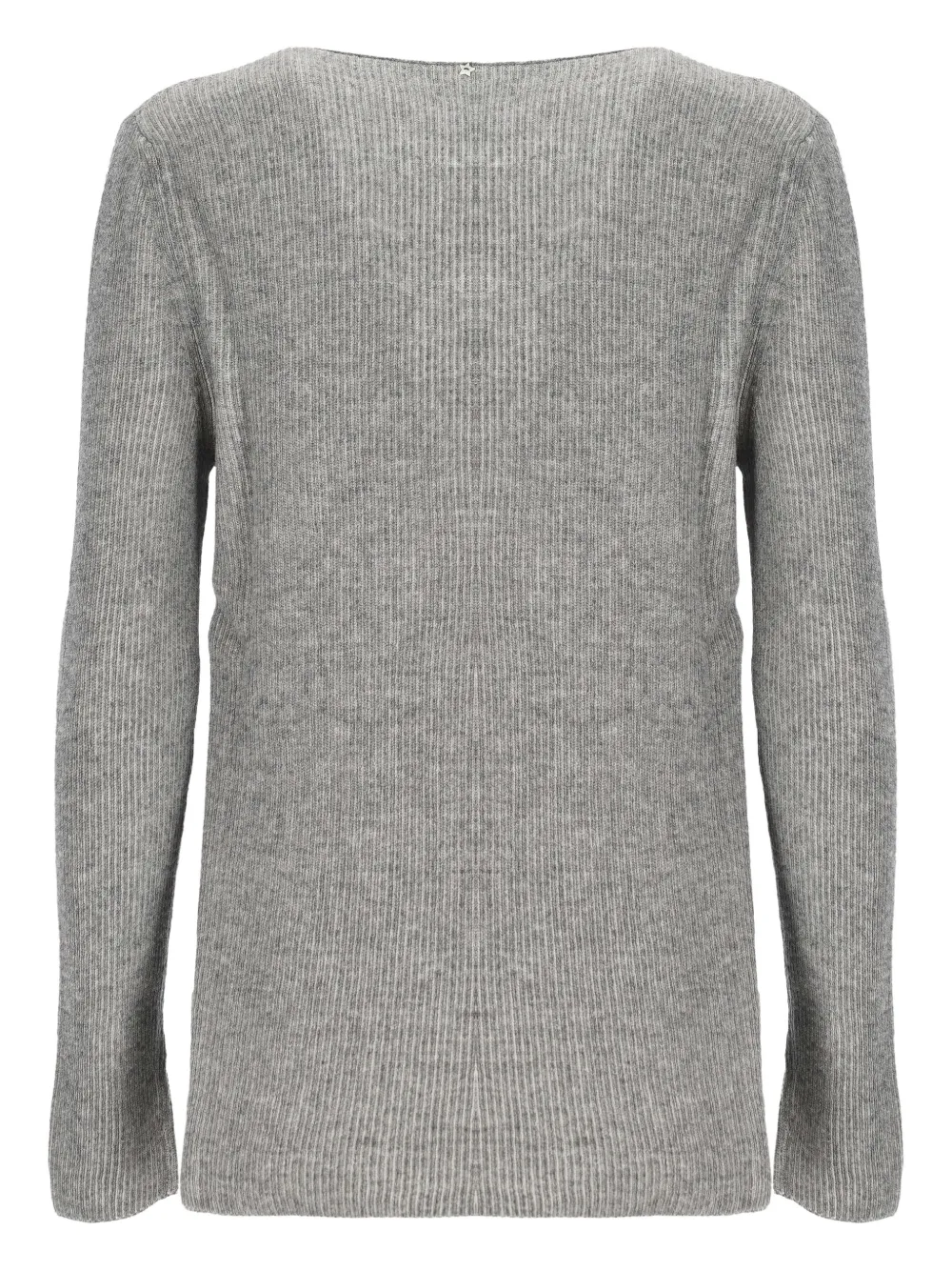 Lorena Antoniazzi Gerippter Pullover mit V-Ausschnitt | Pullover | Image 2