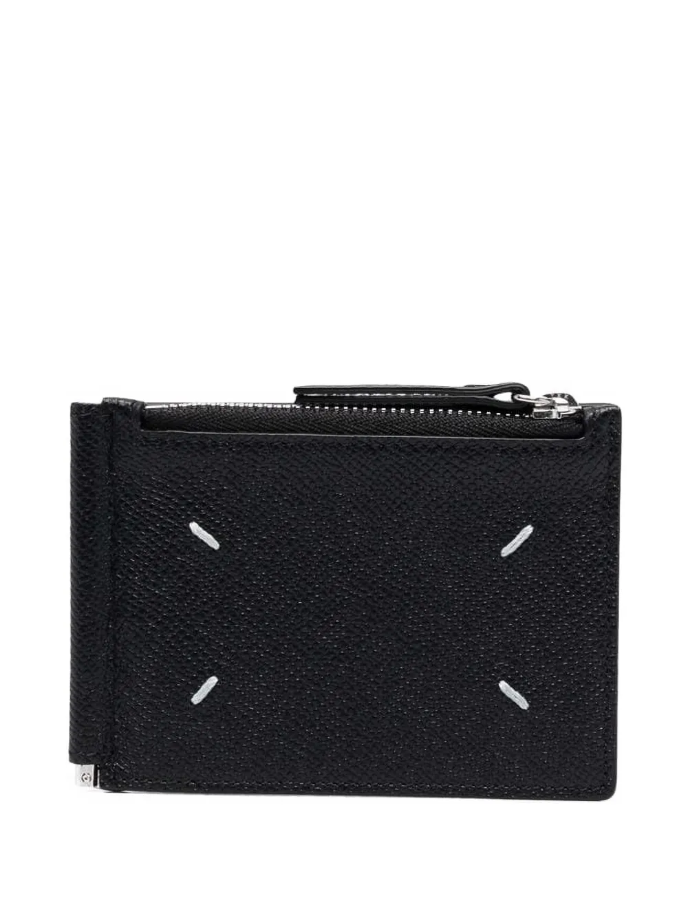 Maison Margiela zip detail wallet - Nero
