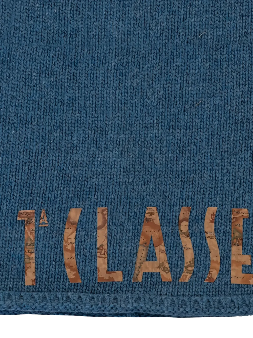 ALVIERO MARTINI 1° CLASSE intarsia beanie hat | Image 2