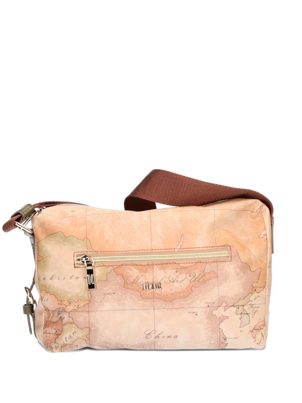 ALVIERO MARTINI 1° CLASSE small Highland cross body bag - Toni neutri