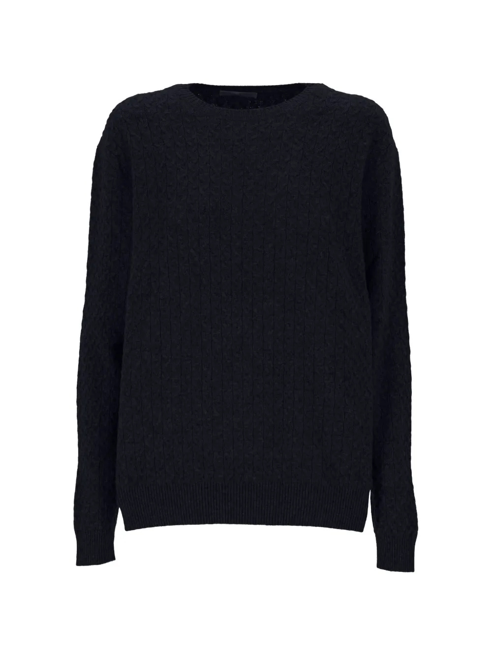 OLIVER LATTUGHI cable-knit sweater - Blu