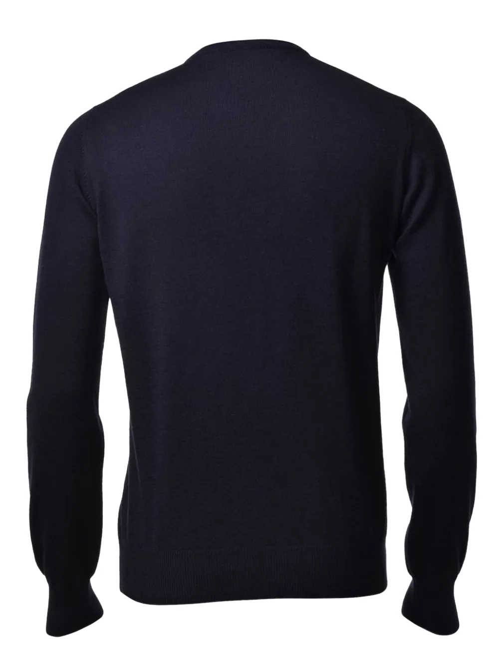 Gran Sasso Trui met V-hals - Zwart